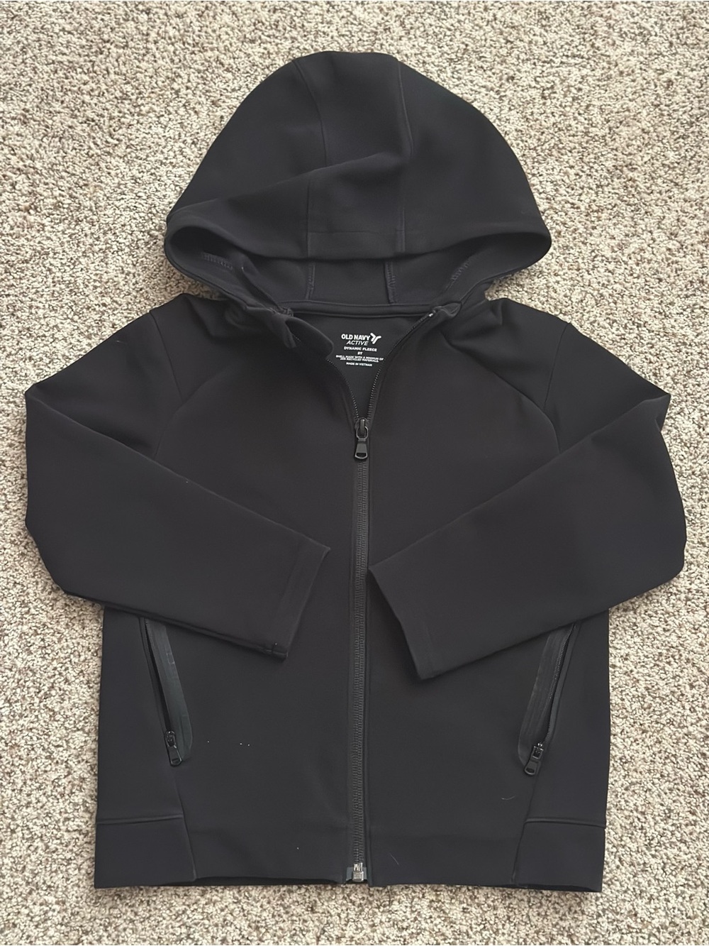 Old Navy Black Kids Zip-Up Hoodie - 5T